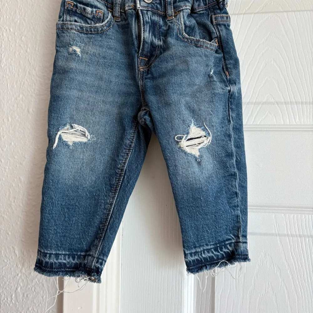 Baby Gap Just Like Mom Distressed Blue Denim Kids Jeans